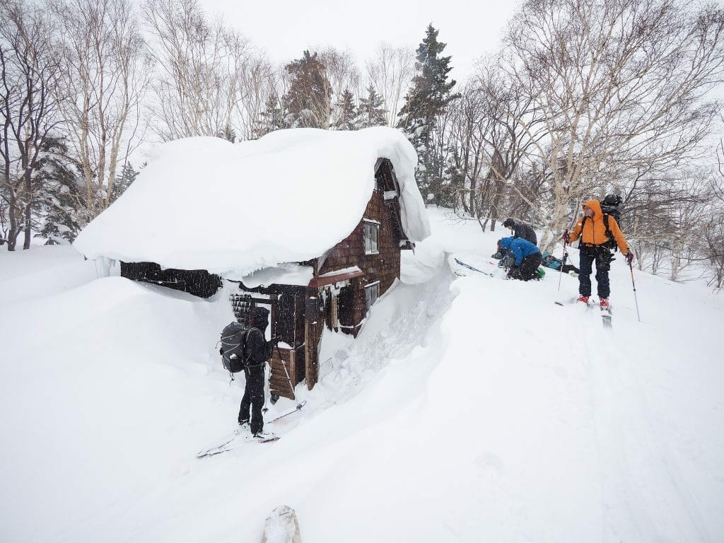Mt. Muine Hut in Hokkaido, Japan